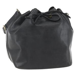 LOUIS VUITTON Epi Petit Noe Shoulder Bag Black M44102 LV Auth ka1345